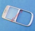 Original front cover Nokia C3-00 with display glass Gold color