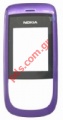 Original front cover Nokia 2220slide Purple with display glass
