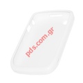 Plastic case transparent for HTC Wildfire S in white color
