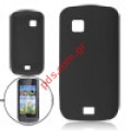 Case from silicon for Nokia c5-03   in black color