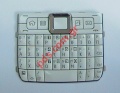 Original keypad Nokia E71 QUERTY White