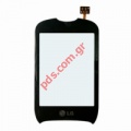 Original LG T310 Wink Style , T310i  len window whith touch screen digitazer in black color.