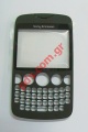 Original housing front cover SonyEricsson TXT CK13i Black (including the display glass)