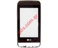 Original LG GT400 Viewty Front Cover Black.