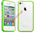 Bumper case for iphone 4G, 4S in light green color