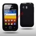Plastic soft case silicon for Samsung S5360 Galaxy Y  in black color