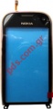 Original Nokia C7-00s Oro (A-Cover + Lcd Window + Touch Screen) Dark Black