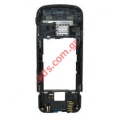 Original housing middle cover Nokia 6730 Classic Black with parts