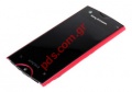 Original front cover Sony Ericsson Xperia Ray ST18i in red color (complete) Pink