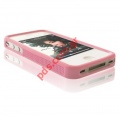 Bumper for iphone 4G/4S in pink color
