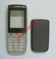 Original housing Nokia 1650 front beige with window black and battery cover black