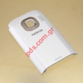 Original battery cover Nokia C2-02 C2-03 in white gold color