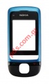 Original front cover Nokia C2-05 Blue with display glass