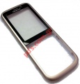Original front cover Nokia C5-00 whith display glass in pink color