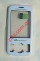 Original housing SonyEricsson Spiro W100 battery cover white with green  logo