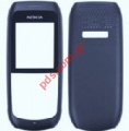 Original housing Nokia 1616 front and battery cover in blue color with window glass