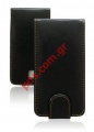 Case Samsung i9100 Galaxy S II with flip Forcell Black open no clip