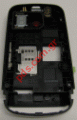 Original middle frame cover Nokia C2-02 Dark black including parts