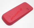 Original battery cover Nokia 101 in Coral Red color