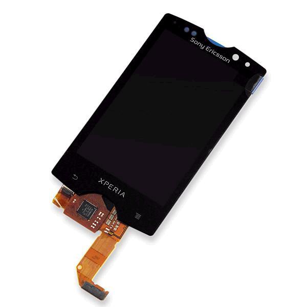 Set LCD Display () with touch screen digitazer Sony Xperia Mini Pro SK17i Black