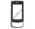 Original housing front cover Samsung S7350 in silver color with window