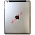 Back cover housing Apple iPad 3 Version 3G/4G 16GB in silver color