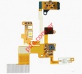 Original flex cable LG BL40 including ear speaker and on/off power switch