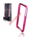 External special made aluminium metal bumper case for Apple iPhone 4G, 4S in Pink color