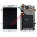   Samsung GT N7000 Galaxy Note (Super AMOLED) A cover+ LCD + Display Glass + Touch Screen Digitazer White