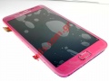 Original Samsung GT-N7000 i9220 Frontcover + Display Super AMOLED Unit carbon Pink