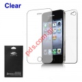 Front Screen & Back Full Body Protector for Apple iPhone 4G, 4S film in light blue color