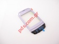 Original Nokia C2-06, C2-03 front A Cover with Touch Screen and Window Lilac