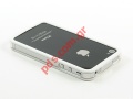 Excelent quality bumper case for Apple iPhone 4 Griffin SoftBank Reveal in white color