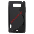 Back case super slim line with S type LG Optimus L7 P700 in black color