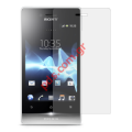 Protective plastic screen film for Sony Xperia Miro ST23i Polycarbon