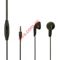 Original headset stereo Sony Ericsson MH410 Black Bulk (Walkman silicon earloop)