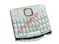Original keypad QUERTY Nokia X2-01 white english