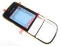 Original front cover Nokia 2700classic in Gold color with display glass