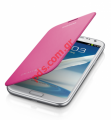 Original flip case for Samsung Galaxy Note 2 (II) N7100 in Pink (EFC-1J9FPEGSTD)