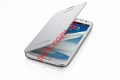 Original flip case for Samsung Galaxy Note 2 (II) N7100 in White color EFC-1J9FWEGSTD 
