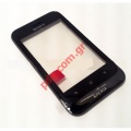 Original housing front cover Sony Tipo ST21i Dual with Digitazer touch screen in Black color
