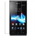 Protective plastic screen clear film for Sony Xperia J ST26i