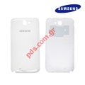 Original battery cover Samsung Galaxy Note 2 N7100 Ceramic White with NFC antenna