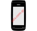 Original housing Nokia Asha 308, 309 A Cover with touch window Digitazer in Grey color 