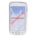 Transparent hard plastic case for Samsung S7562 Galaxy S Duos 