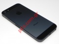 Πρόσοψη πίσω καπάκι με το μεσαίο πλαίσιο Apple iPhone 5 A1428 σε μαύρο χρώμα