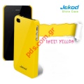 Excelent quality Jekod Shine Hard Skin for Apple Iphone 5 Case in yellow color
