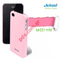 Excelent quality Jekod Shine Hard Skin for Apple Iphone 5 Case in Pink color