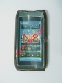 Transparent hard plastic case for Nokia N8 TRN Black cyrcle