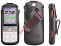 Leather case Jim Thomson for Nokia E52 Black whith belt clip